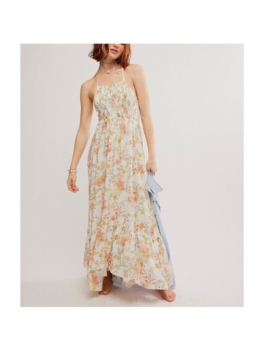 FREE PEOPLE Heat Wave Printed Maxi / Floral Combo - Picture 4 of 9